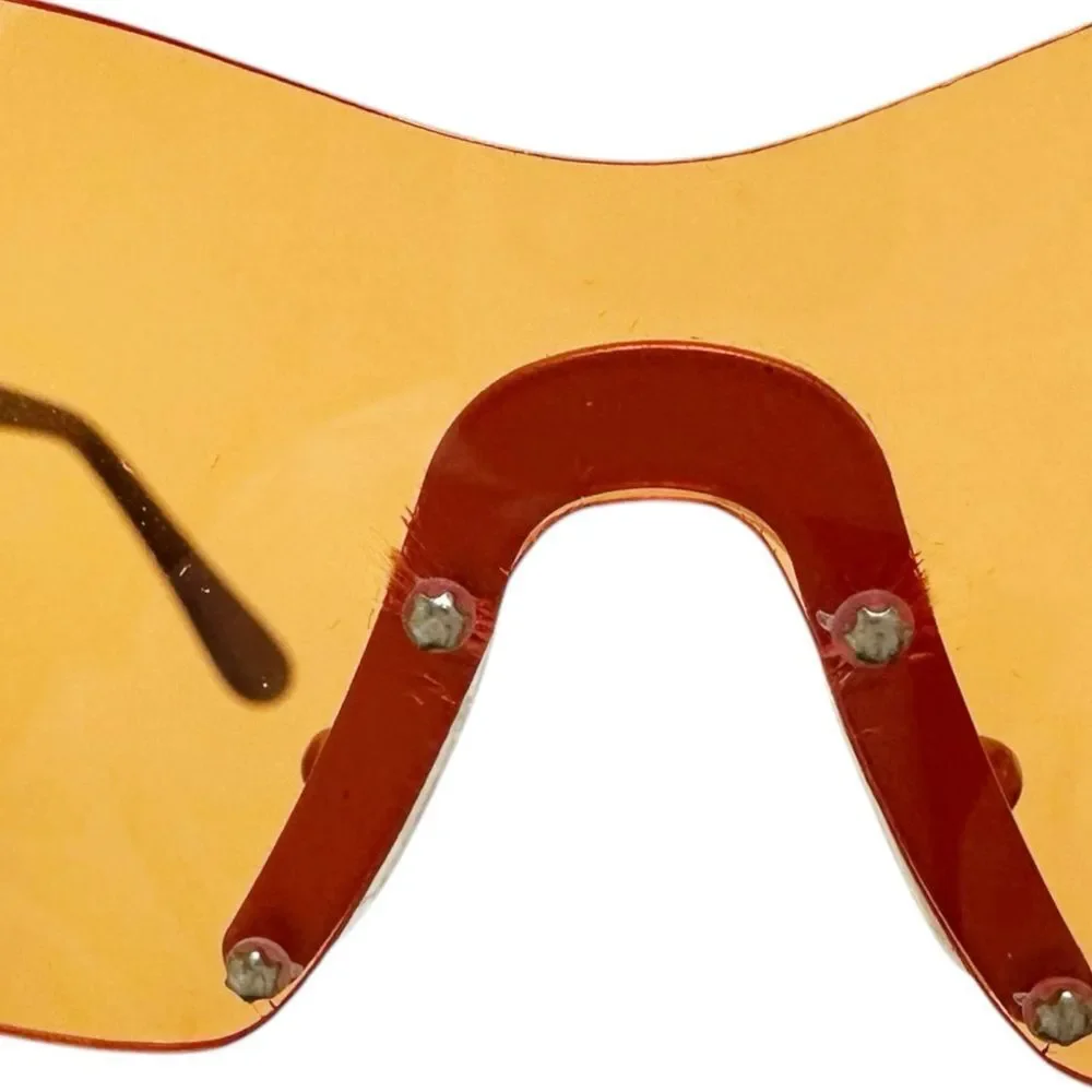 RARE VINTAGE HOSEKI Orange Sport Sunglasses